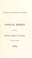 view [Report 1964] / Medical Officer of Health, Reading County Borough.