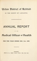 view [Report 1896] / Medical Officer of Health, Reddish U.D.C.