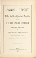 view [Report 1906] / Medical Officer of Health, Riccall R.D.C.