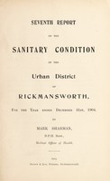 view [Report 1904] / Medical Officer of Health, Rickmansworth U.D.C.