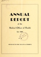 view [Report 1966] / Medical Officer of Health, River Blyth Port Health Authority.