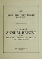 view [Report 1956] / Medical Officer of Health, River Tees Port Health Authority.