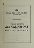 view [Report 1963] / Medical Officer of Health, River Tees Port Health Authority.