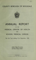 view [Report 1950] / Medical Officer of Health and School Medical Officer of Health, Rochdale County Borough.