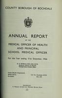 view [Report 1966] / Medical Officer of Health and School Medical Officer of Health, Rochdale County Borough.