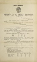 view [Report 1903] / Medical Officer of Health, Rochester City and Port.