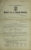 view [Report 1904] / Medical Officer of Health, Rochester City and Port.