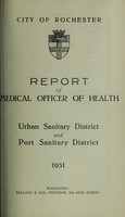 view [Report 1931] / Medical Officer of Health, Rochester City and Port.