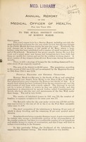 view [Report 1925] / Medical Officer of Health, Romney Marsh (Union) R.D.C.