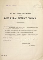 view [Report 1925] / Medical Officer of Health, Ross & Whitchurch R.D.C.