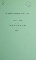 view [Report 1969] / Medical Officer of Health, Ross & Whitchurch R.D.C.