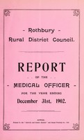 view [Report 1902] / Medical Officer of Health, Rothbury R.D.C.