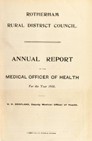 view [Report 1906] / Medical Officer of Health, Rotherham R.D.C.