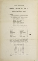 view [Report 1903] / Medical Officer of Health, Rothwell (Northamptonshire) U.D.C.