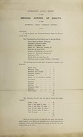 view [Report 1905] / Medical Officer of Health, Rothwell (Northamptonshire) U.D.C.