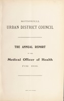 view [Report 1909] / Medical Officer of Health, Rothwell (Northamptonshire) U.D.C.