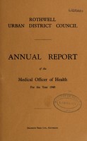 view [Report 1948] / Medical Officer of Health, Rothwell (Northamptonshire) U.D.C.