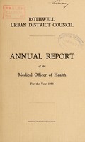 view [Report 1953] / Medical Officer of Health, Rothwell (Northamptonshire) U.D.C.