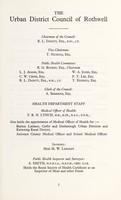 view [Report 1967] / Medical Officer of Health, Rothwell (Northamptonshire) U.D.C.