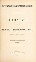 view [Report 1901] / Medical Officer of Health, Rothwell (Yorkshire) U.D.C.