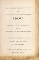 view [Report 1905] / Medical Officer of Health, Royton U.D.C.