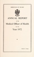 view [Report 1972] / Medical Officer of Health, Rugby Borough.