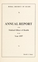 view [Report 1957] / Medical Officer of Health, Rugby R.D.C.
