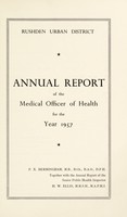 view [Report 1957] / Medical Officer of Health, Rushden U.D.C.