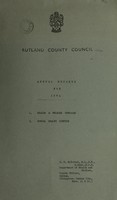 view [Report 1964] / Medical Officer of Health, Rutland County.