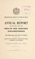 view [Report 1916] / Medical Officer of Health, Poole Borough.