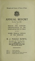 view [Report 1931] / Medical Officer of Health, Poole Borough.