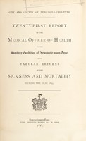 view [Report 1893] / Medical Officer of Health, Newcastle-upon-Tyne City & County.