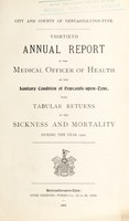 view [Report 1902] / Medical Officer of Health, Newcastle-upon-Tyne City & County.