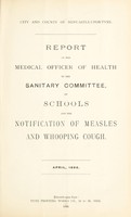 view [Report 1896] / School Health Service, Newcastle-upon-Tyne.