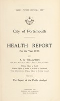 view [Report 1936] / Medical Officer of Health, Portsmouth Borough.