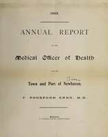 view [Report 1903] / Medical Officer of Health, Newhaven Port Health Authority.