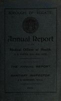 view [Report 1917] / Medical Officer of Health, Reigate Borough.