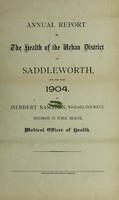 view [Report 1904] / Medical Officer of Health, Saddleworth U.D.C.