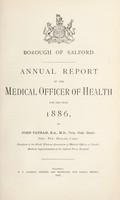 view [Report 1886] / Medical Officer of Health, Salford County Borough.