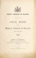 view [Report 1902] / Medical Officer of Health, Salford County Borough.