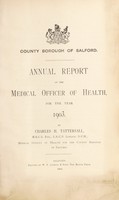 view [Report 1903] / Medical Officer of Health, Salford County Borough.