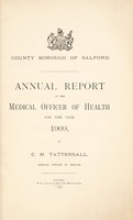 view [Report 1909] / Medical Officer of Health, Salford County Borough.