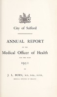 view [Report 1951] / Medical Officer of Health, Salford County Borough.