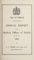 view [Report 1965] / Medical Officer of Health, Salford County Borough.