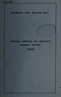 view [Report 1948] / Medical Officer of Health, Salisbury & Wilton R.D.C.