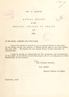 view [Report 1956] / Medical Officer of Health, Salisbury (New Sarum) City.