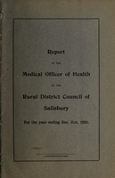 view [Report 1920] / Medical Officer of Health, Salisbury R.D.C.