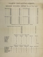 view [Report 1900] / Medical Officer of Health, Salisbury U.D.C.