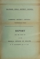 view [Report 1913] / Medical Officer of Health, Saltburn U.D.C.