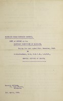 view [Report 1921] / Medical Officer of Health, Sandgate U.D.C.